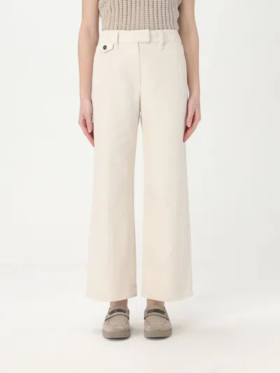 BRUNELLO CUCINELLI PANTS BRUNELLO CUCINELLI WOMAN COLOR WHITE,G49690001