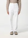 Brunello Cucinelli Straight-leg Jeans In Weiss