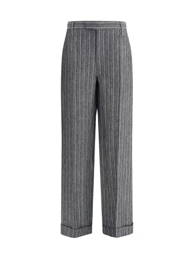 Brunello Cucinelli Pants In Burgundy