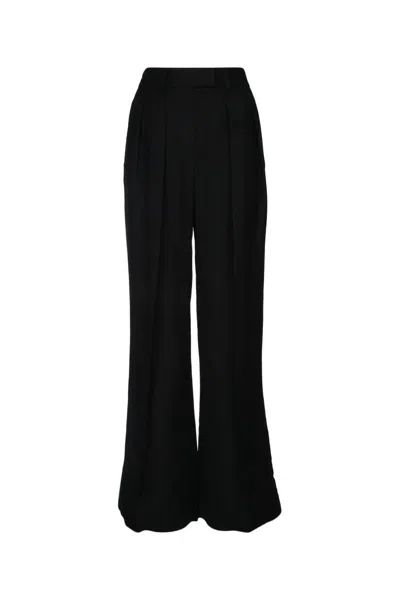 Brunello Cucinelli Double-pleated Satin Straight-leg Trousers In C101