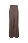 Brunello Cucinelli Wide Leg Pants In Brown In C2925