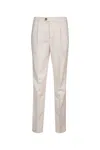 Brunello Cucinelli Velvet Pleated Trousers Featuring Pockets In C5797
