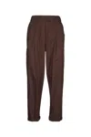 Brunello Cucinelli Tailored Trousers With Back Pocket And Belt Loops In C8705