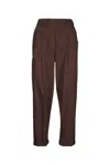 Brunello Cucinelli Tailored Trousers With Back Pocket And Belt Loops In C8705