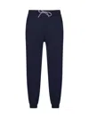 Brunello Cucinelli Tapered Cotton Track Pants In Cobalto