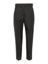 Brunello Cucinelli Monili-chain Trousers In Dark Grey