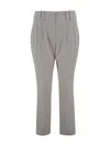 Brunello Cucinelli Equestrian Trousers Featuring Embellishments In Neutral