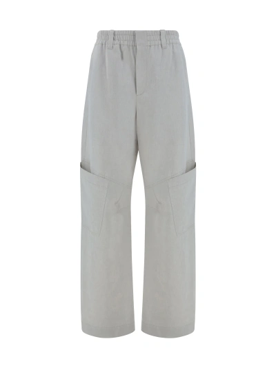 Brunello Cucinelli Pants In Gesso