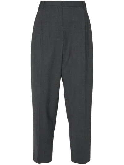 Brunello Cucinelli Pleat-detail Trousers In Gray
