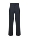 Brunello Cucinelli Grey Pants With Elastic Waist In Wool Blend Stretch Woman In Grey