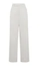 Brunello Cucinelli Stretch Cotton Straight Pants In Grey