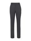 Brunello Cucinelli High-waist Tapered-leg Trousers In Grey Lignite