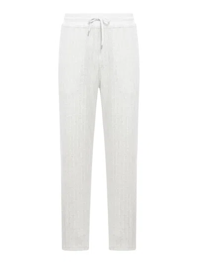 Brunello Cucinelli Pants In Grey Pearl