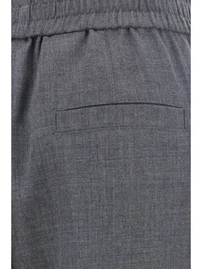 Brunello Cucinelli Pants In Grigio Scuro