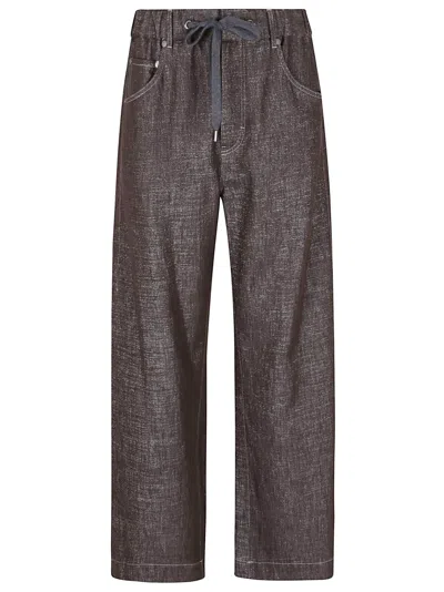 Brunello Cucinelli Pants In Brown