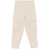 Brunello Cucinelli Relaxed Fit Linen Pants With Tapered Leg In Multicolor