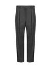 Brunello Cucinelli Pants In Nero/panama/grigio