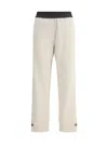 Brunello Cucinelli Smooth Plush Pants In Neutral
