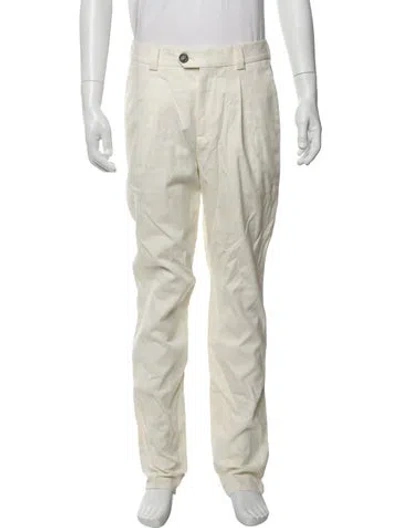 Pre-owned Brunello Cucinelli Pants In Neutral