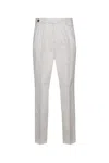 Brunello Cucinelli Pleated Pant In Neve