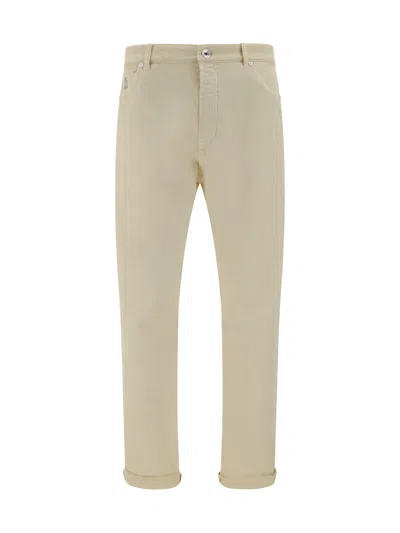 Brunello Cucinelli Pants In Off White