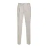 Brunello Cucinelli Leisure Fit Trousers Grey In Pearl Grey