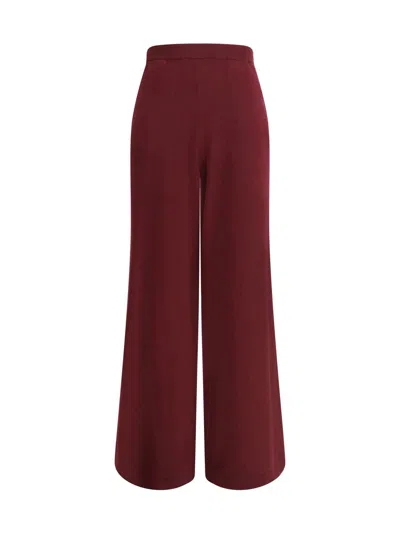 Brunello Cucinelli Pants In Burgundy