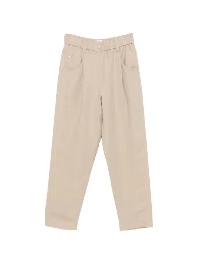 Brunello Cucinelli Pants In Nude