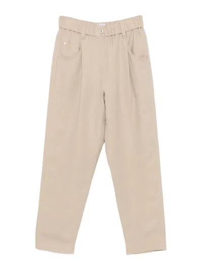 Brunello Cucinelli Pants In Brown