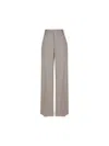 Brunello Cucinelli Striped Casual Pants In Taupe/tobacco