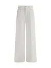 Brunello Cucinelli Wide-leg Jeans In White