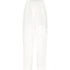 Brunello Cucinelli Viscose-linen Twill Tapered Trousers In White
