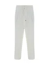 Brunello Cucinelli Dyed Pants In White