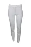 Brunello Cucinelli Stretch Cotton Cigarette Trousers In White