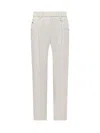 Brunello Cucinelli Trousers In White