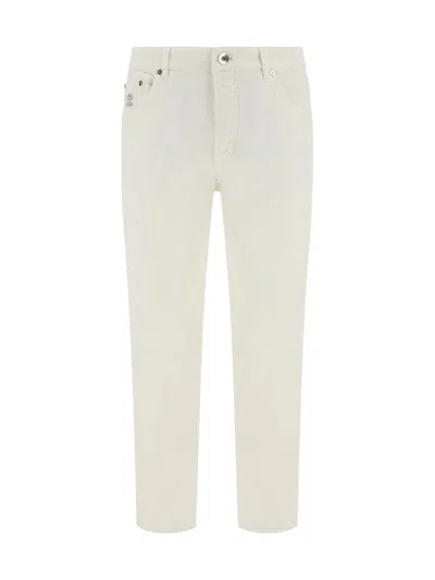 Brunello Cucinelli Pants In White