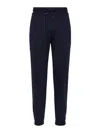 Brunello Cucinelli Pants With Crte Detail In Blue