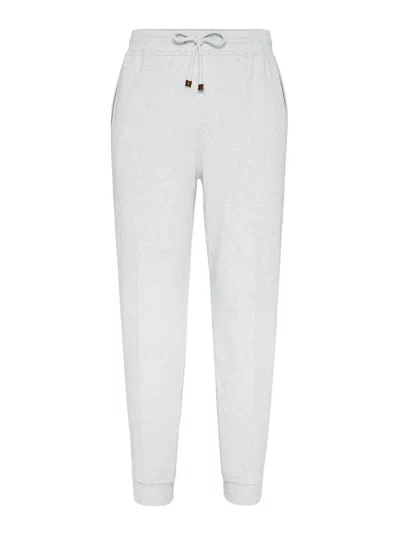 Brunello Cucinelli Pants With Crte In Gray