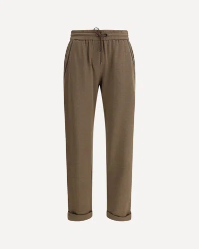 BRUNELLO CUCINELLI PANTS WITH EMBELLISHMENTS