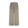 Brunello Cucinelli Pants With Embellishments In Gray