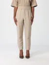 Brunello Cucinelli Pants Woman  In Brown