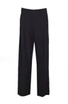 Brunello Cucinelli Sartorial Track Trousers In Fluid Twill Wool Crepe In Black