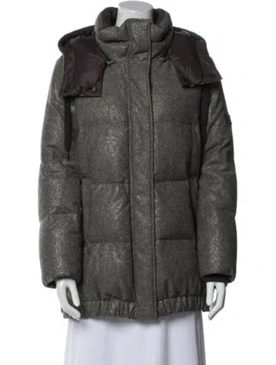 Pre-owned Brunello Cucinelli Parka In Gray