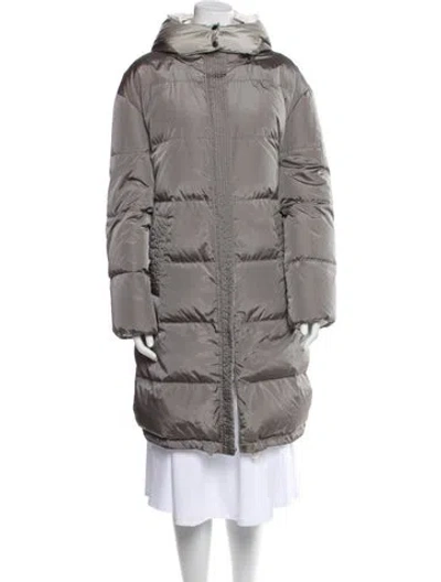 Pre-owned Brunello Cucinelli Parka In Gray
