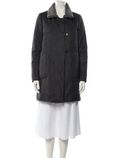 Pre-owned Brunello Cucinelli Parka In Gray