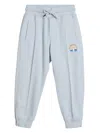 Brunello Cucinelli Patch-detail Track Pants In Blue