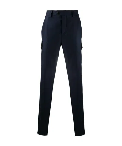 Brunello Cucinelli Patch Pocket Cargo Pants In Black