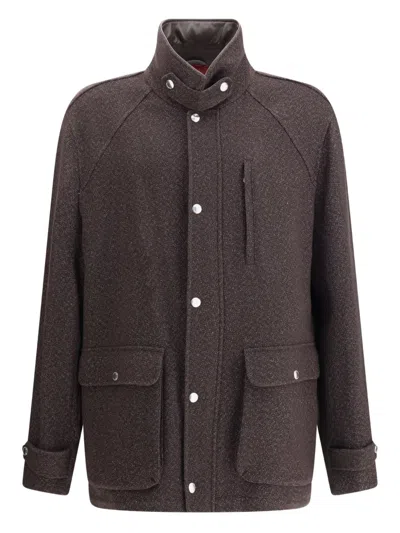 BRUNELLO CUCINELLI PATCH POCKET JACKET