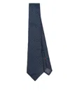 Brunello Cucinelli Patterned-jacquard Tie In Blue