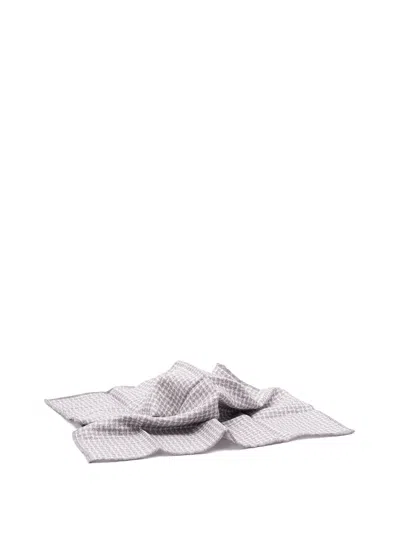BRUNELLO CUCINELLI PATTERNED SILK SCARF